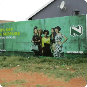 nedbank wall mural